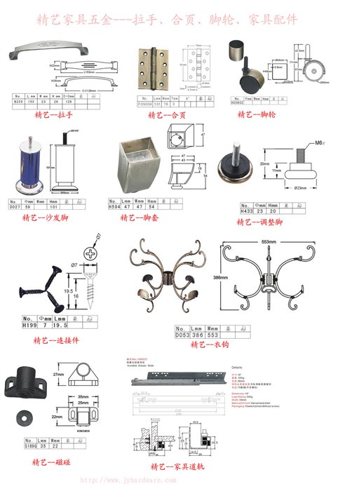 供应家具五金、五金配件